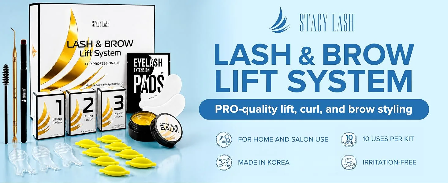 STACY LASH complete lift system arranged with its tools